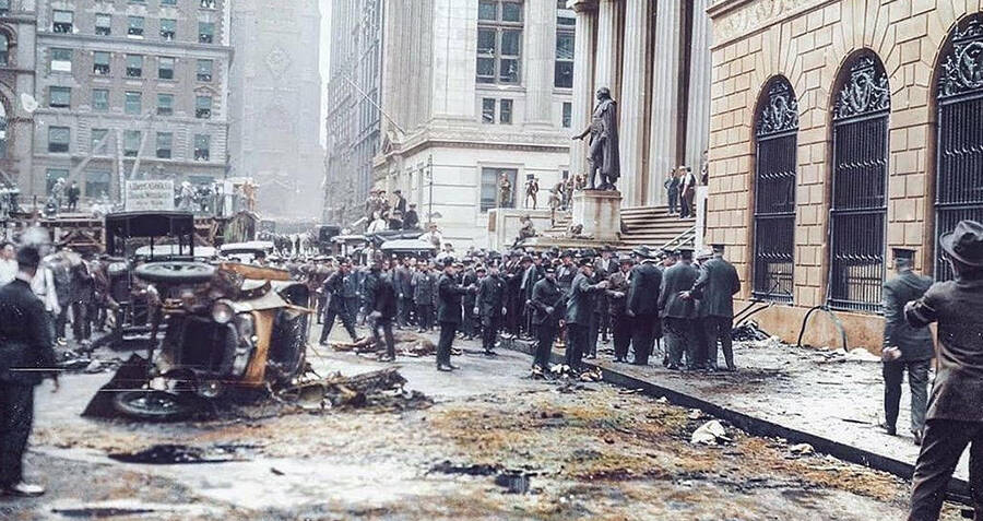 Wall Street Bombing In 1920