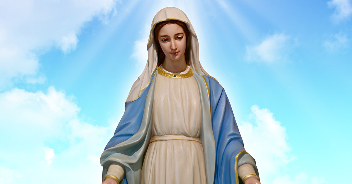 The Virgin Mary Crying Blood